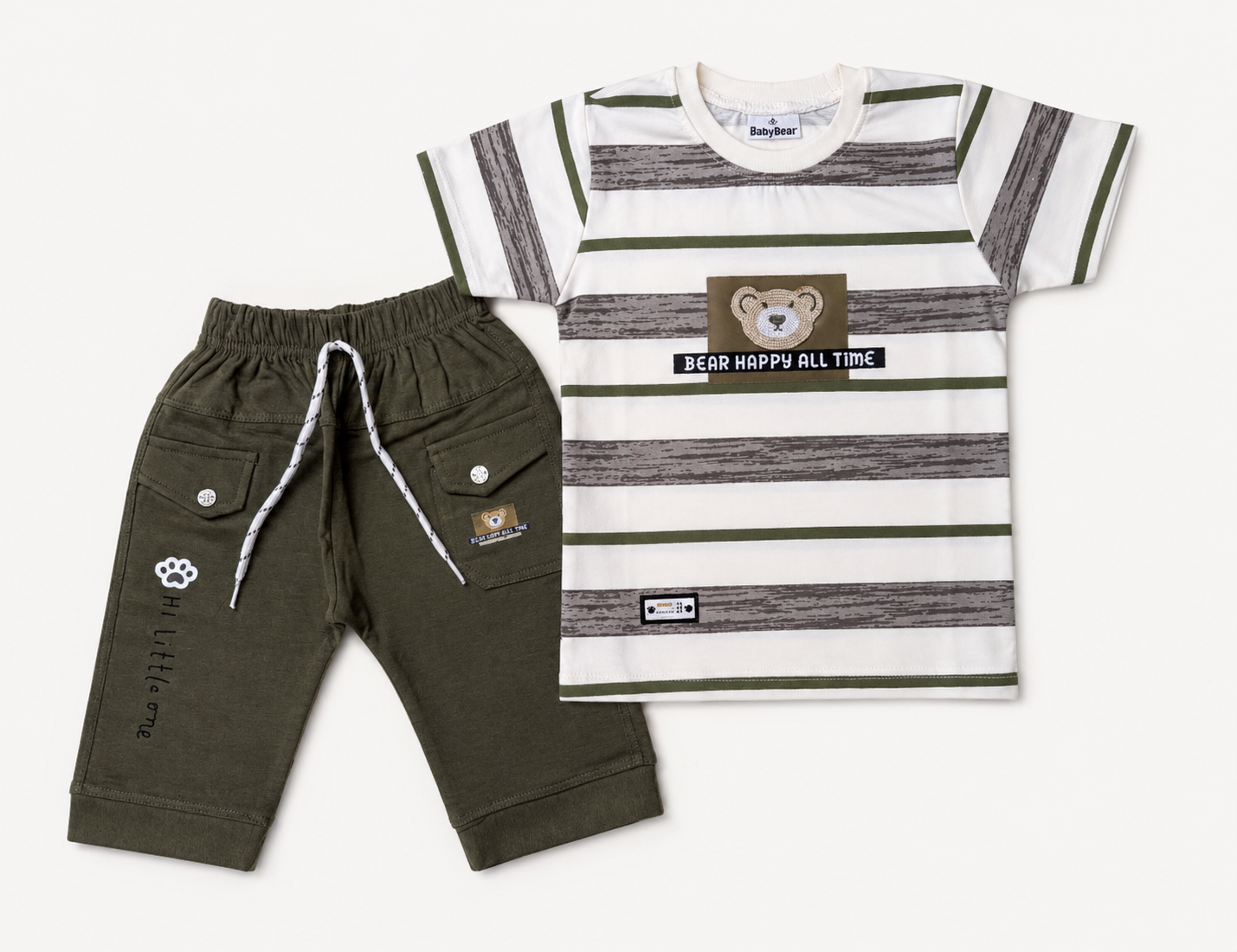 BabyBear Premium Summer Outfit for Boys – Soft Cotton Kids Set