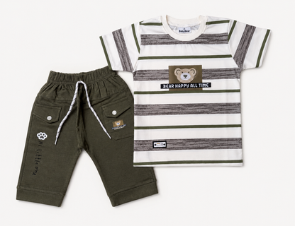 BabyBear Premium Summer Outfit for Boys – Soft Cotton Kids Set