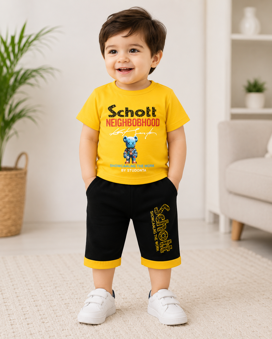 Little Summer Champ PC Jersey Co-Ord Set For Kids – Soft & Comfortable Casual Wear
