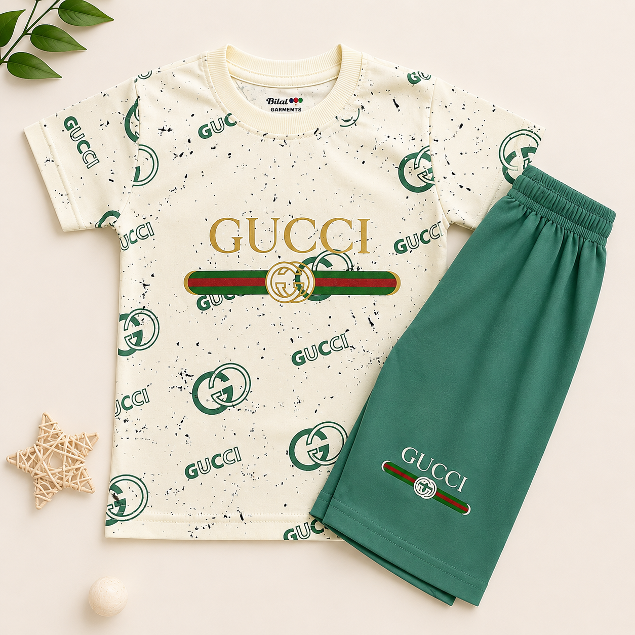 Trendy Soft Cotton Boys Summer Co-Ord Set – Premium Daily Wear (2 Piece)