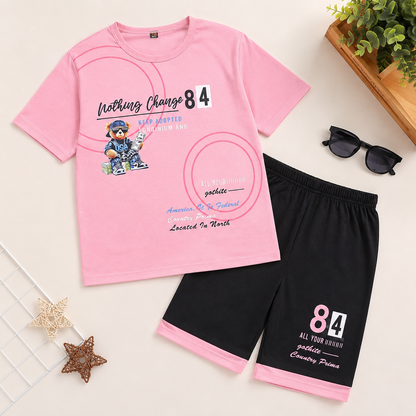 SoftWear Premium Malay Jersey Summer Co-Ord Set (2-Piece)